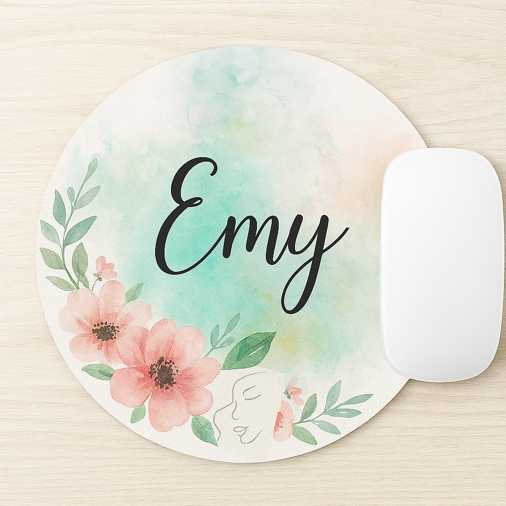 🖱️ Tapis de souris rond personnalisé