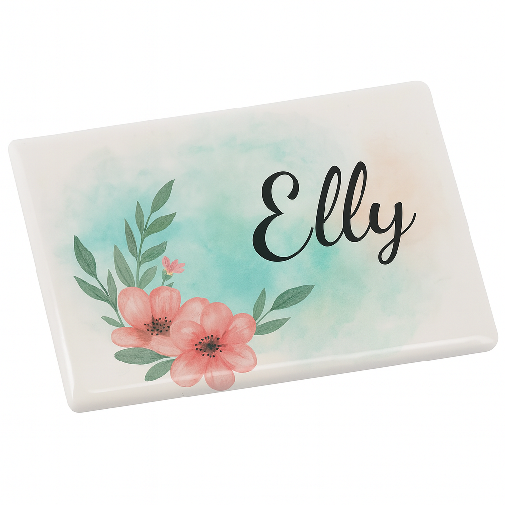 🧲 Magnet céramique personnalisé – Format rectangulaire