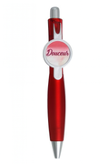 🖊️ Stylo rouge personnalisé – Médaillon sublimable