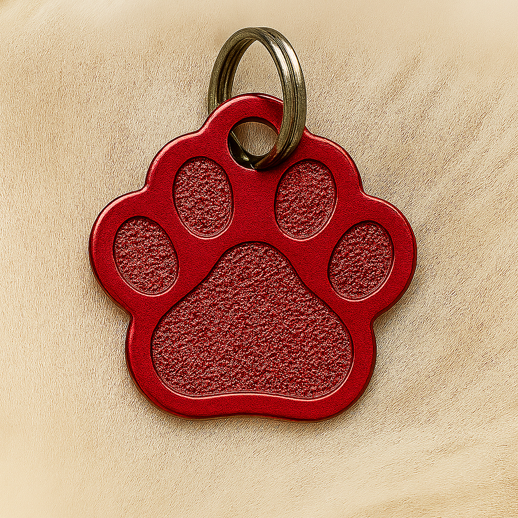 🐾 Médaille personnalisée pour animaux – Gravure laser haute qualité