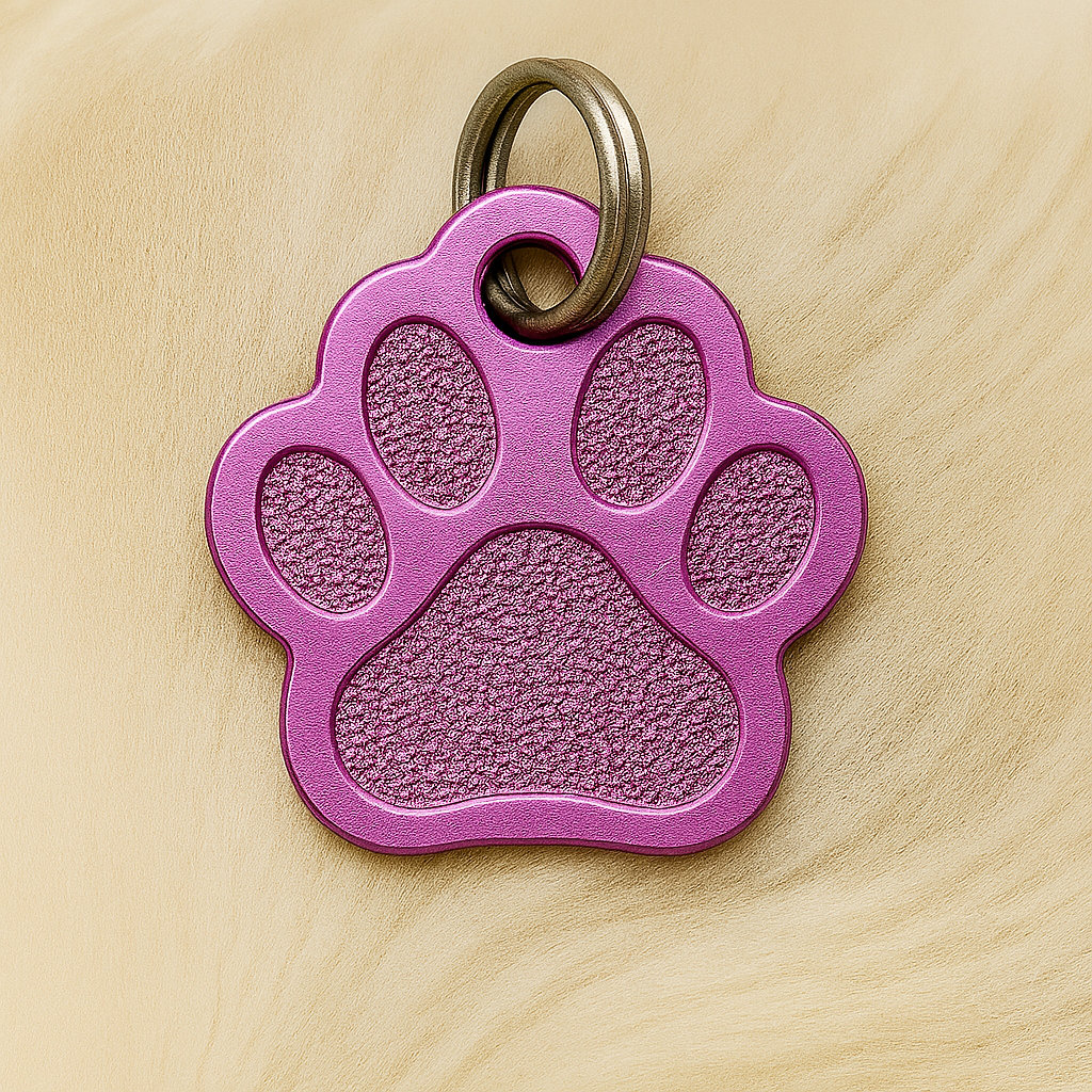 🐾 Médaille personnalisée pour animaux – Gravure laser haute qualité