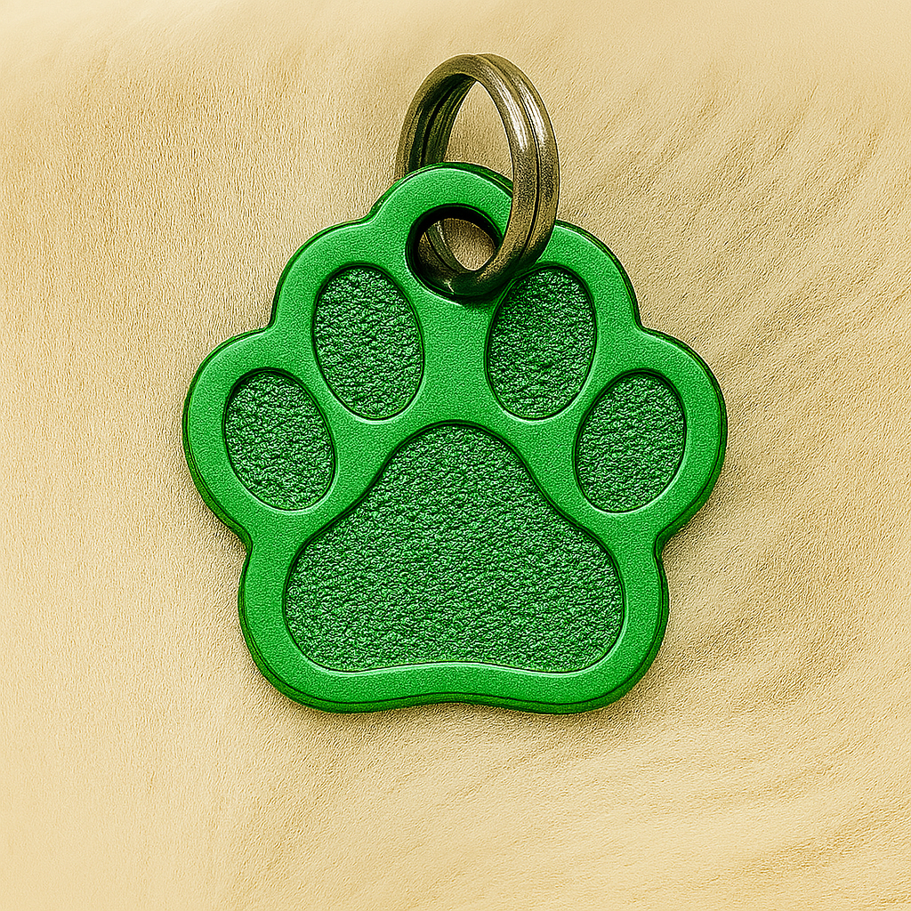 🐾 Médaille personnalisée pour animaux – Gravure laser haute qualité