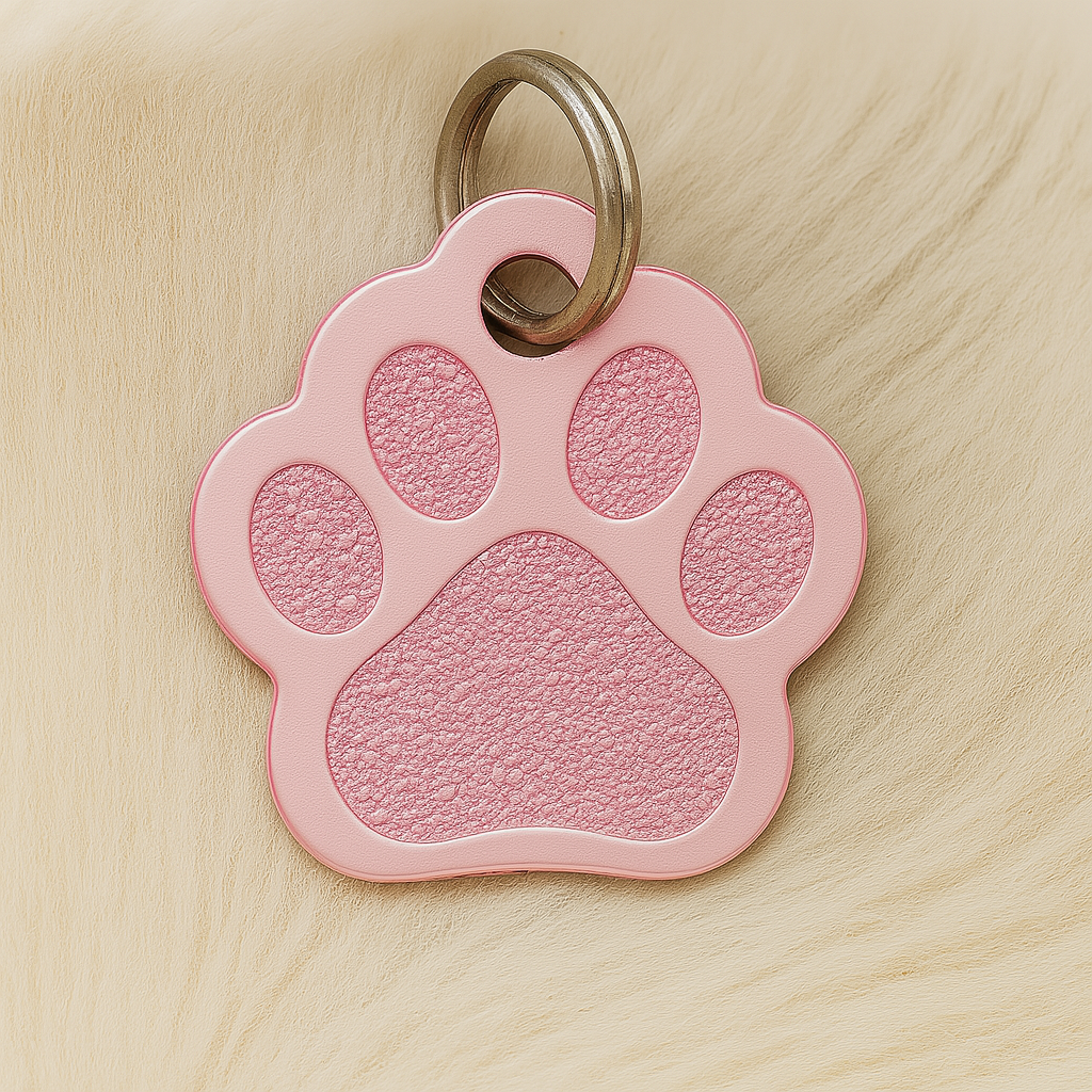 🐾 Médaille personnalisée pour animaux – Gravure laser haute qualité