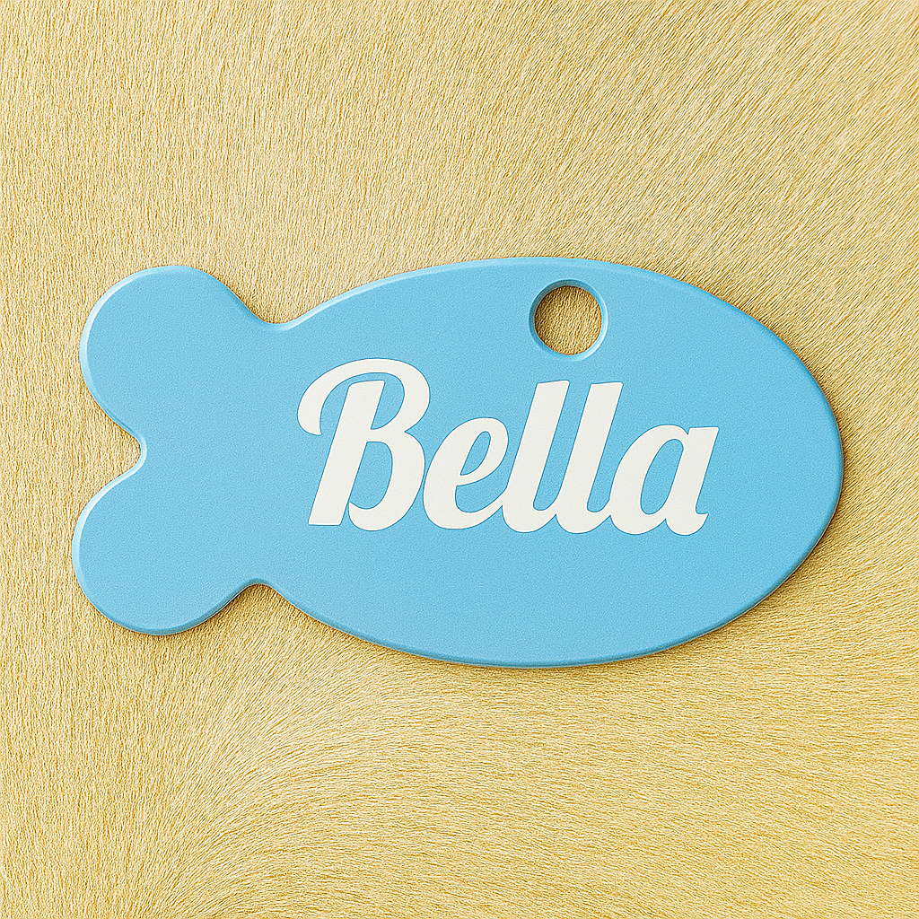 🐾 Médaille personnalisée pour animaux – Gravure laser haute qualité