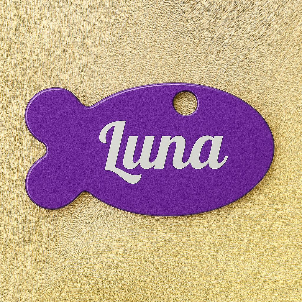 🐾 Médaille personnalisée pour animaux – Gravure laser haute qualité