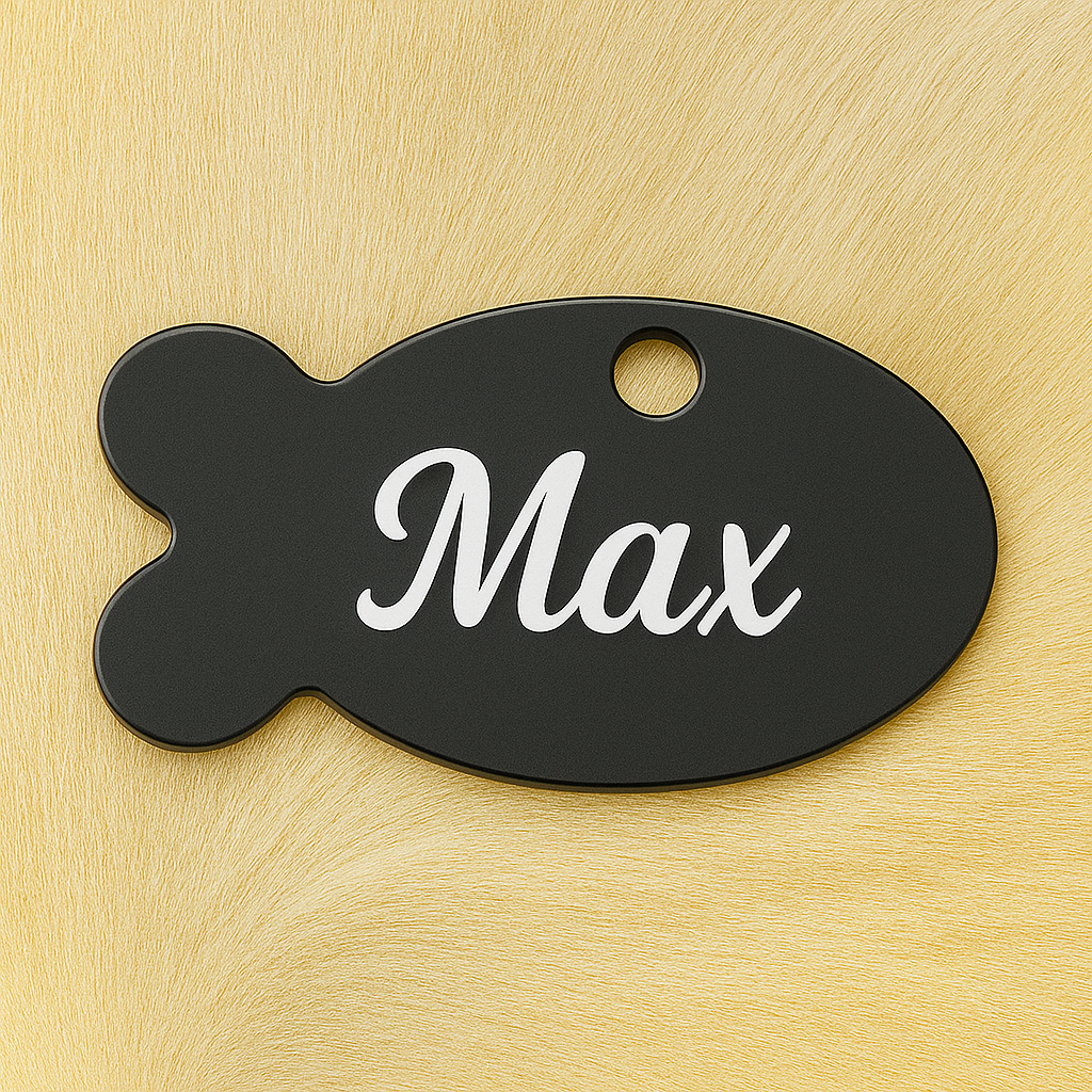 🐾 Médaille personnalisée pour animaux – Gravure laser haute qualité