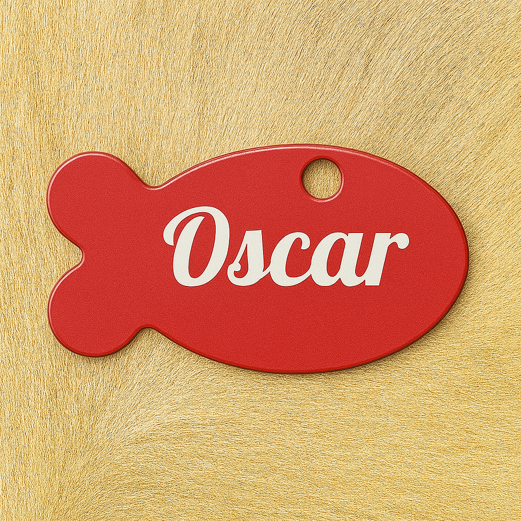 🐾 Médaille personnalisée pour animaux – Gravure laser haute qualité