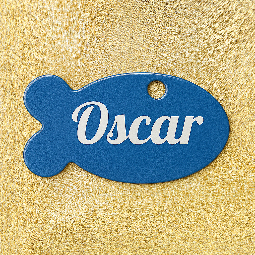 🐾 Médaille personnalisée pour animaux – Gravure laser haute qualité