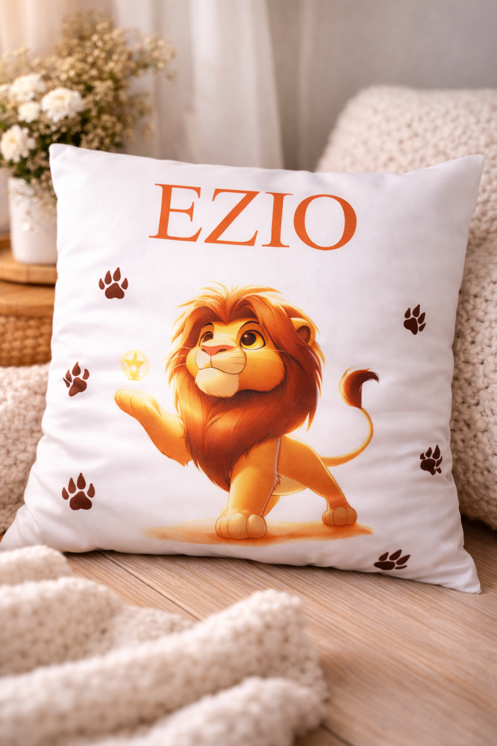 Coussin personnalisé