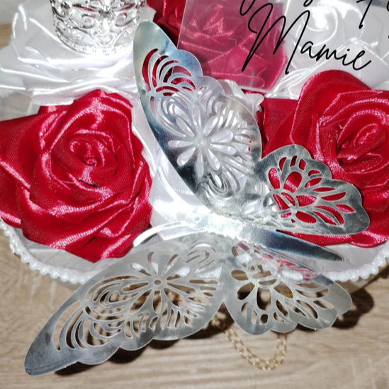 Panier de fleurs éternelle - douceurs printanière à composer