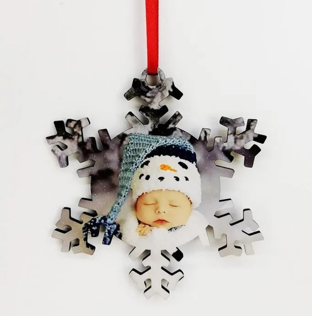 ❄️ Flocon de neige – Ornement de Noël en MDF